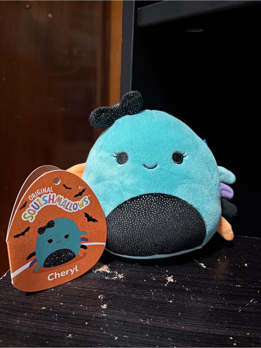 Original Squishmallows Cheryl Teal Plush 5”